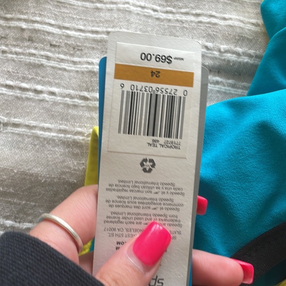 womens athletic open back swimsuit speedo - Picture 2 of 4